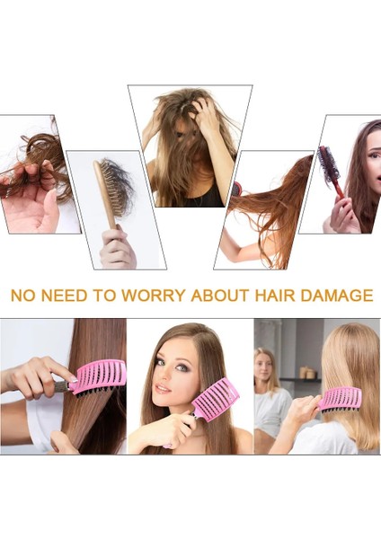 Altın Tarzı Saç Derisi Masaj Tarak Saç Fırçası Kıl Naylon Kadınlar Islak Kuru Kıvırcık Detangle Saç Fırçası Salon Kuaförlük Şekillendirici Aracı Dropship (Yurt Dışından) fırsatları