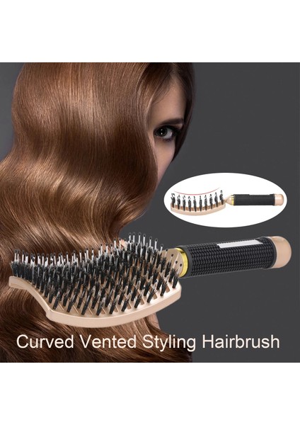 Altın Tarzı Saç Derisi Masaj Tarak Saç Fırçası Kıl Naylon Kadınlar Islak Kuru Kıvırcık Detangle Saç Fırçası Salon Kuaförlük Şekillendirici Aracı Dropship (Yurt Dışından) indirimleri