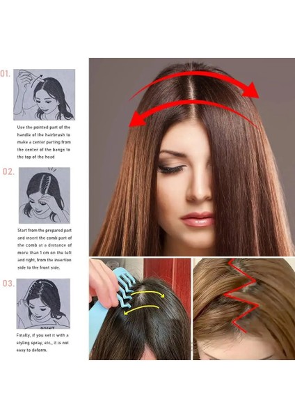 Mor Tarzı Z Şekilli Tarak Saç Yarık Tarak Kıvırcık Patlama Şekillendirici Puf Kuaförlük Tarak Salon Saç Şekillendirici Kız Ev Kuaför Saç Güzellik (Yurt Dışından) fırsatları