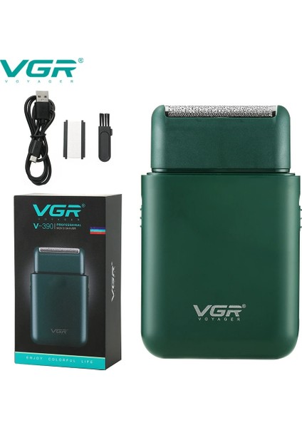 Kutu Tarzı Var Vgr Araba Jilet Taşınabilir Jilet Erkek Elektrikli Mini Jilet Itin Beyaz Pistonlu Tıraş (Yurt Dışından)