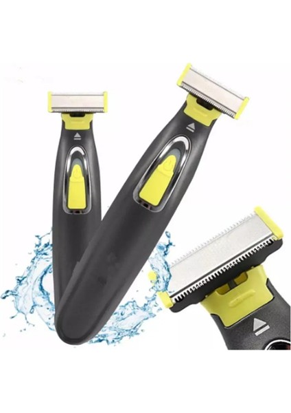 Paket 3 Tarzı Sıcak Değiştirilebilir Elektrikli Jilet USB Şarj Edilebilir Erkek Tıraş Taşınabilir Düzeltici Tıraş Makinesi Su Geçirmez Yıkanabilir Sakal (Yurt Dışından)