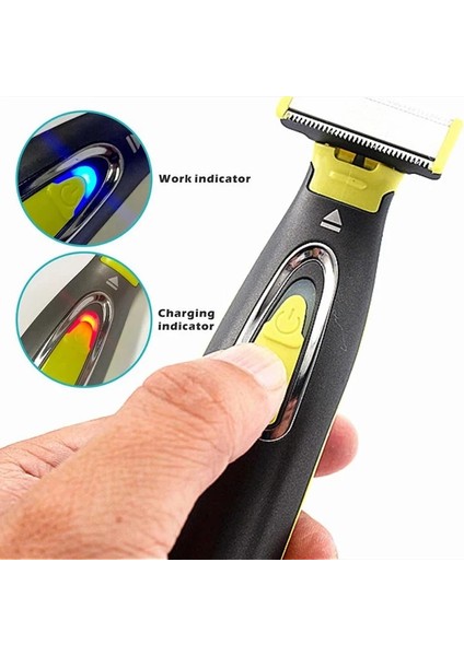 Paket 3 Tarzı Sıcak Değiştirilebilir Elektrikli Jilet USB Şarj Edilebilir Erkek Tıraş Taşınabilir Düzeltici Tıraş Makinesi Su Geçirmez Yıkanabilir Sakal (Yurt Dışından)