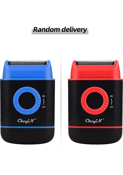 RC383 Stili Elektrikli Pistonlu Tek Bıçak Sakal Trim Tıraş Makinesi Erkekler Mini Vücut Jilet Tapınak Tıraş Makinesi Düzeltici Bıçak Keskin Kafa Barbeador (Yurt Dışından)