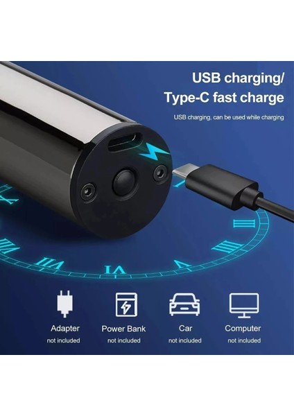 Box2 Stili Yok Mini Elektrikli Saç Düzeltici Profesyonel USB Şarj Edilebilir Kablosuz LCD Ekran Saç Kesme Makinesi Sakal Düzeltici Tıraş (Yurt Dışından) indirimleri