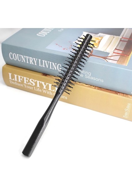 Haki Stili Düz Kıvırcık Saç Şekillendirici Tarak Yüksek Sıcaklığa Dayanıklı Anti-Statik Bobo Kafa Şekillendirici Tarak Baş Masaj Tarak (Yurt Dışından) modelleri