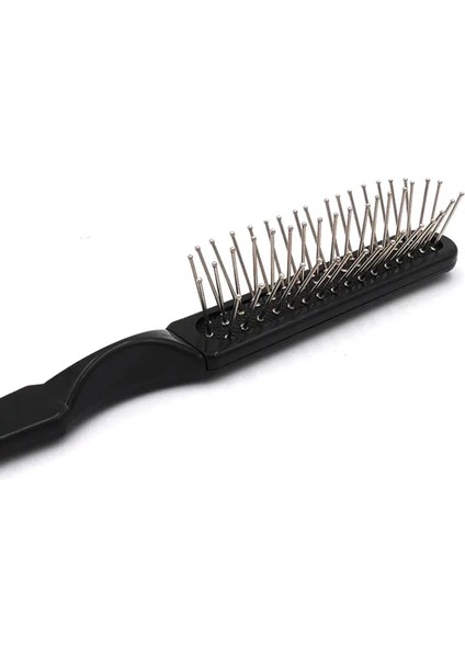 Siyah Stil Profesyonel Saç Tarak Sivri Kuyruk Fırçası Siyah Peruk Fırçası Çelik Diş Plastik Berber Aksesuarları Saç Şekillendirici Peruk Tarak Salon Aracı (Yurt Dışından) fırsatları