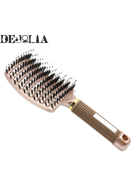 Saç Stili ile Siyah Kadın Saç Fırçası Saç Derisi Masaj Tarak Saç Fırçası Kıl Naylon Islak Kıvırcık Detangle Saç Fırçası Salon Kuaförlük Şekillendirici Araçları (Yurt Dışından)