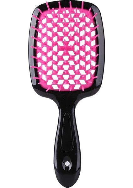 Siyah Kırmızı Stil Geniş Diş Hava Yastığı Tarakları Ev Salon Kuaförlük Şekillendirici Masaj Tarak Kadın Saç Derisi Masaj Tarak Saç Fırçası Oyma (Yurt Dışından)