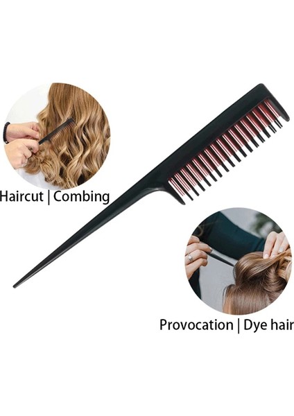 Soluk Pembemsi Gri Tarzı Ince Diş Tarak Saç Tarak Saç Salon Boya Tarak Saç Şekillendirici Kuaförlük Antistatik Saç Stili Sıçan Kuyruk Tarak Ayrı Ayrılık (Yurt Dışından) fiyatları