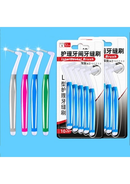 Mavi Stil Et L Şekilli Interdental Fırça Ipi Interdental Temizleyiciler Ortodontik Diş Fırçası Kürdan Ağız Hijyeni Temiz Bakım Aracı (Yurt Dışından) modelleri