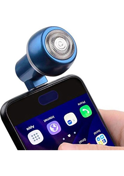 2'si 1 Arada Mavi Tarzı Erkekler Için Elektrikli Tıraş Makinesi USB Şarj Edilebilir Manyetik Telefona Sakal Düzeltici Jilet Makinesi Sakal Jilet Için Yüz Saç Tıraş Düzeltici (Yurt Dışından) indirimleri