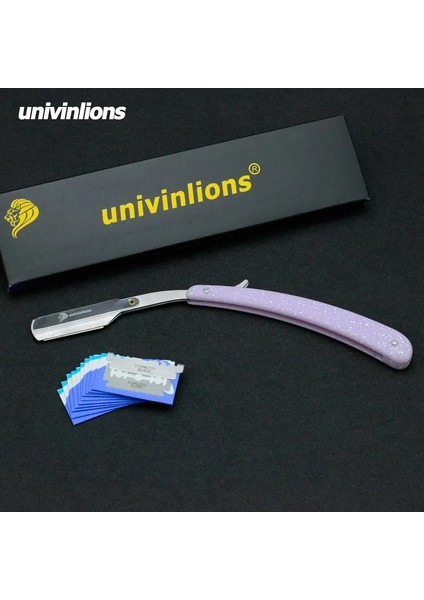 B-2-D Stili Univinlions Abs Plastik Yumuşak Saplı Katlanabilir Keskin Bıçak Jilet Erkekler Kadınlar Için Berber Tıraş Bıçağı Sakal Yüz Koltukaltı Vücut (Yurt Dışından)