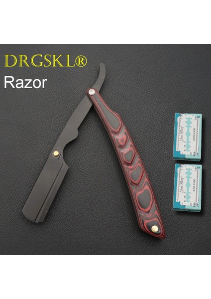Kırmızı Stil Manuel Sekoya Saplı Tıraş Jilet Erkek Jilet Yüksek Li Profesyonel Kuaför Saç Kesim Jilet Değiştirme Bıçağı Tipi Tıraş Bıçağı (Yurt Dışından) indirimleri