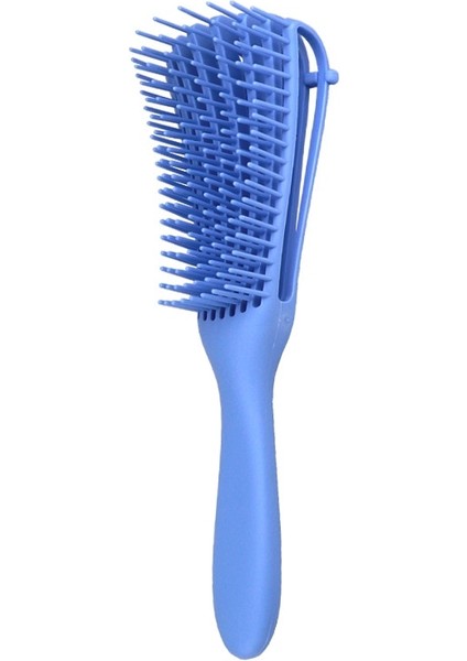 Stely B Mavi Tarzı Kuaförlük Saç Ahtapot Tarak Kıvırcık Saçlar Için Dolaşık Açıcı Fırça Kadın Ev Masajı Düğümsüz Tarak (Yurt Dışından)