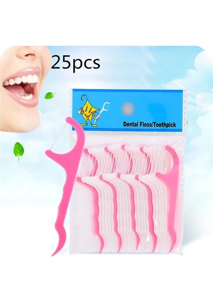 Mavi Stil Pcs Diş Ipi Pensede Fırça Diş Küpeleri Ağız Bakımı Diş Pilavı Kılıç Ağız Temizleme Bakımı Diş Ipi Diş Taşınabilir (Yurt Dışından)