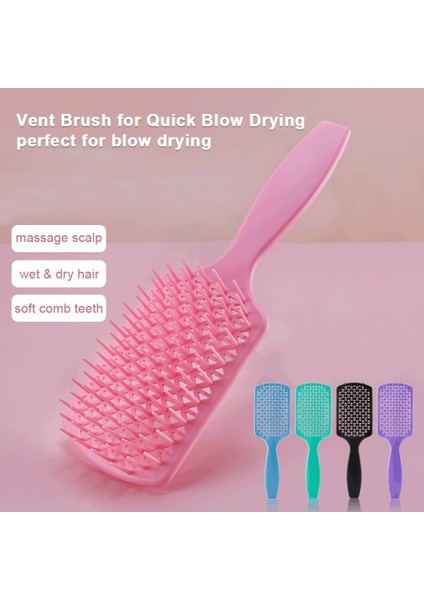 Siyah Stil Hızlı Üfleme Kurutma Için Havalandırma Fırçası Şekillendirici Dolaşık Açıcı Kadın Tarak Masaj Tarak Saç Fırçası Kısa Kalın Tangles Kıvırcık Için Sıra Fırça (Yurt Dışından) fiyatları