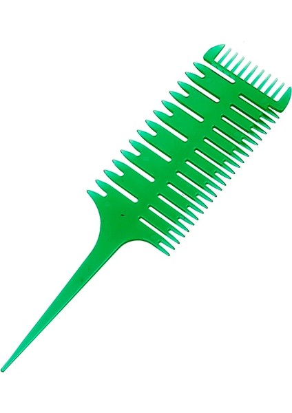 Gn-A Stili 6 Renk Profesyonel Kullanımı Kolay Örgü Dokuma Tarak Saç Boyası Şekillendirici Aracı Salon Saç Boyama Tarak 3 Yönlü Kesit Vurgu Tarak (Yurt Dışından)