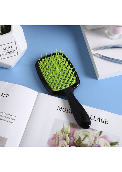 Beyaz Turuncu Tarzı Geniş Diş Hava Yastığı Tarakları Ev Salon Kuaförlük Şekillendirici Masaj Tarak Kadın Saç Derisi Masaj Tarak Saç Fırçası Oyma (Yurt Dışından) modelleri