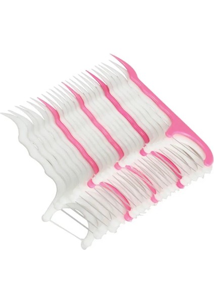 Fildişi Tarzı Diş Ipi Sopa Interdental Fırça Diş Kürdan Pensesinde Pick Tek Kullanımlık Ağız Sakız Diş Temizleme Bakım Araçları (Yurt Dışından) indirimleri