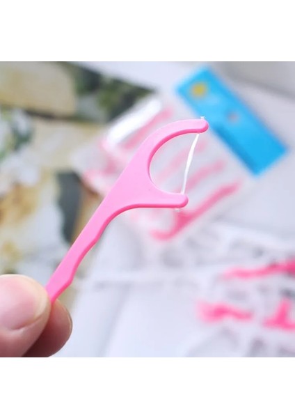 Fildişi Tarzı Tek Kullanımlık Diş Pensesinde Interdental Fırça Diş Çubuğu Kürdan Flok Oral Sakız Diş Temizleme Bakımı (Yurt Dışından) indirimleri
