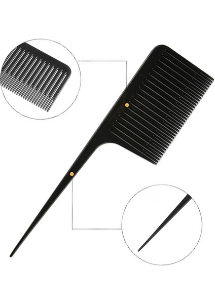 Mor Tarzı Saç Tarak Salon Fırça Şekillendirici Kuaförlük Kuyruk Plastik Tarak Güzellik Için Set Iki Sıralı Tasarım Taraklı Yeni (Yurt Dışından) indirimleri