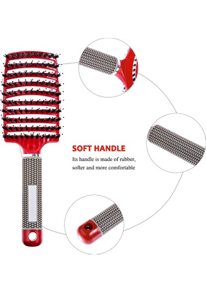 Temizleme Pençesi Stili Kadın Saç Fırçası Saç Derisi Masaj Tarak Saç Fırçası Kıl Naylon Islak Kıvırcık Detangle Saç Fırçası Salon Kuaförlük Şekillendirici Araçları (Yurt Dışından) fırsatları