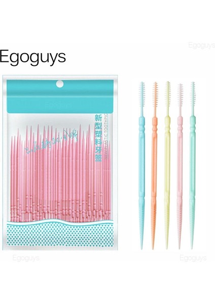 100 Turuncu Kürdan Tarzı Pcs 7.5cm Dental Flok Diş Temizleyici Ağız Hijyeni Bakımı Diş Arası Temizleme Flosser Fırça Kürdan Aracı (Yurt Dışından) indirimleri