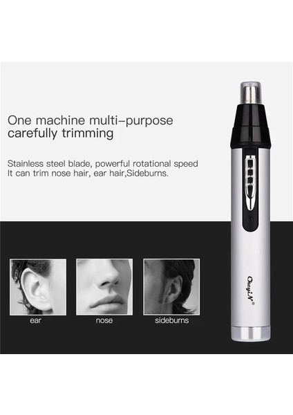 RS010S Stili Şarj Edilebilir Burun Düzeltici Epilasyon Kulak Saç Düzeltici Kaş Makası Giyotin Bıyık Kesici Tıraş Makinesi Jilet Yıkanabilir Bıçak (Yurt Dışından) modelleri