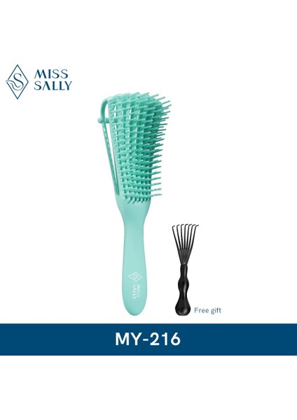 MY-216 Stili Bayan Sally Saç Tarak Saç Derisi Masaj Saç Fırçası Dolaşık Açıcı Sağlık Saç Fırçası Salon Kuaförlük Şekillendirme Için (Yurt Dışından)