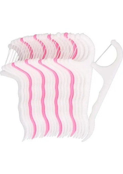 Ack Tek Kullanımlık Dental Floks Çubuklar Arası Diş Fırçası 2'si 1 Arada Plastik Kürdan Temizleme Ağız Ağız Bakımı Hijyen Temizliği (Yurt Dışından) fiyatları