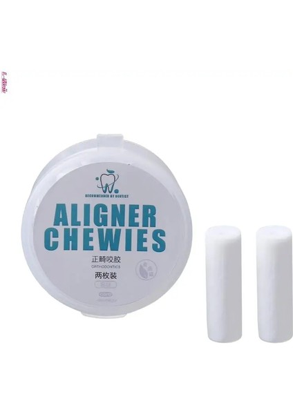 Beyaz Stil Diş Hizalayıcı Chewies Hizalayıcılar Tepsi Koltukları Mor Üzüm Tadı Için 1 Çift Diş Çiğneme Hizalayıcıları (Yurt Dışından)