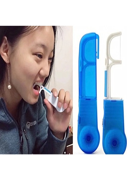 Bej Tarzı 30 Metre Diş Flosser Için Dahili Biriktirme Balmumu Değiştirme Tel Diş Ipi Kürdan Diş Arası Fırça Teli (Yurt Dışından) fırsatları