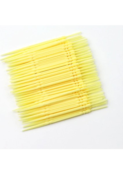 Fildişi Tarzı Çift Başlı Ağız Bakımı Bruk Diş Arası Fırçası Diş Çubukları Ağız Temizliği Plastik Diş Ipi Kürdan Diş Ipi (Yurt Dışından)