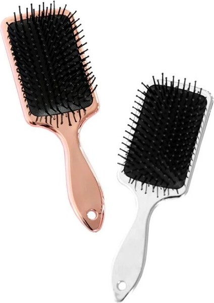 Gümüş Tarzı Dolaşık Açıcı Saç Fırçası Saç Derisi Masaj Tarak Kürek Fırçası Düz ​​kıvırcık Saç Tarak Kuaförlük Saç Fırçası Salon Saç Şekillendirici Aracı (Yurt Dışından) modelleri