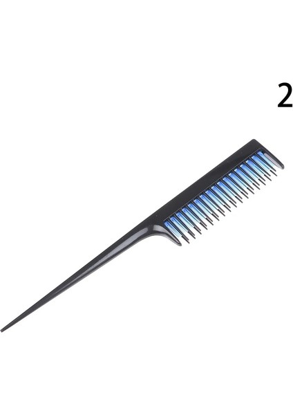 Yeşil Stil Ince Diş Tarak Saç Tarak Saç Salon Boya Tarak Saç Şekillendirici Kuaförlük Antistatik Saç Stili Sıçan Kuyruk Tarak Ayrı Ayrılık (Yurt Dışından)