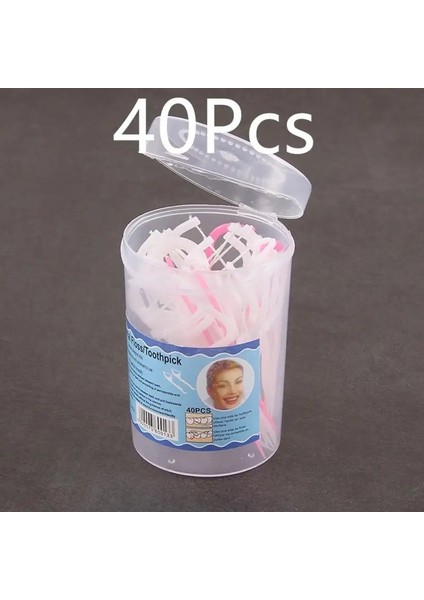 Çoklu Stil Tek Kullanımlık Diş Ipi Temizleme Diş Çubuğu 7.5cm Flok Diş Arası Fırça Flosser Diş Temizleme Ağız Hijyeni (Yurt Dışından)