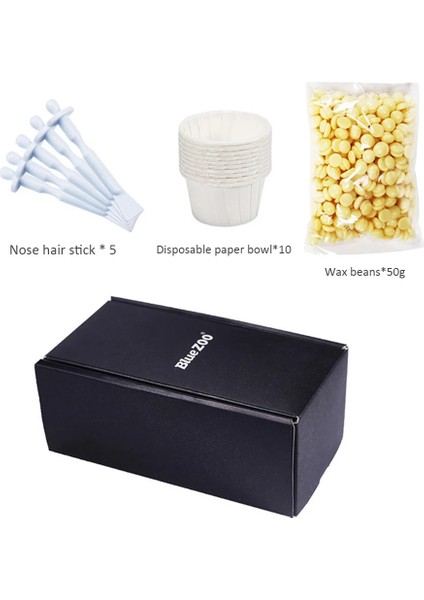 50GBAG Burun Epilasyon Balmumu Fasulye Seti Tüy Dökücü Ağda Pelet Kiti Burun Yüz Saç Düzeltici Güzellik Bakımı Için Temizleme Aracı (Yurt Dışından)