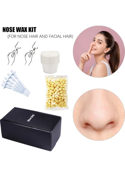 50GBAG Burun Epilasyon Balmumu Fasulye Seti Tüy Dökücü Ağda Pelet Kiti Burun Yüz Saç Düzeltici Güzellik Bakımı Için Temizleme Aracı (Yurt Dışından) fırsatları