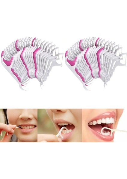 As Picture Shows Ack Yeni Sağlık Ağız Bakımı Çubukları Diş Temizleme Çubukları Kürdanlar Diş Ipi Flosser (Yurt Dışından)