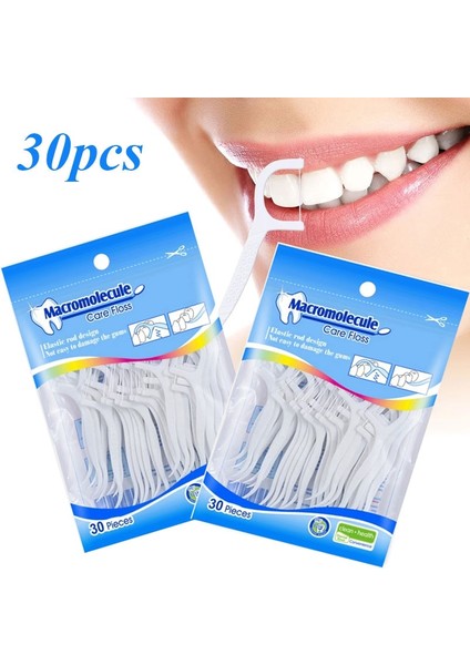 Beyaz Stil Diş Seçtikleri Güzellik Interdental Fırça Ağız Bakımı Tek Kullanımlık Diş Ipi Diş Çubuğu Ağız Bakımı Sakız ve Diş Temizleme Için (Yurt Dışından) fırsatları