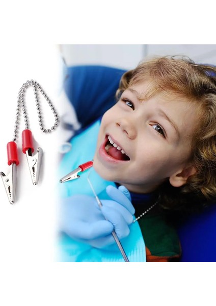 Rastgele Renk Stili 1 Adet Peçete Tutucu Diş Laboratuvarı Önlüğü Taşınabilir Klipler Esnek Metal Top Zincir Diş Hekimi Malzemeleri Diş Araçları Rastgele Renk (Yurt Dışından) modelleri