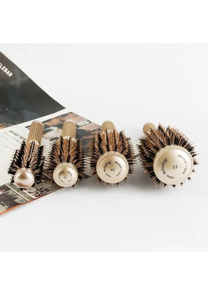 32 Tarzı Yok Saç Şekillendirici Saç Fırçası Naylon Tarak Silindir Kıvırcık Saç Haddeleme Tarak Termal Alüminyum Tüp Yuvarlak Varil Saç Tarak Salon Aracı (Yurt Dışından) fırsatları