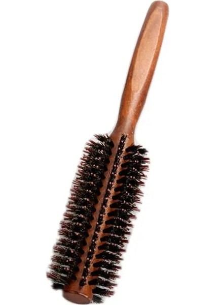 B Tarzı 6 Tip Düz Dimi Saç Tarak Doğal Domuzu Kıl Haddeleme Fırçası Yuvarlak Varil Üfleme Curling Dıy Kuaförlük Şekillendirici Aracı (Yurt Dışından)