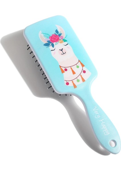 B Tarzı Karikatür Unicorn Sevimli Tarak Kadın Saç Derisi Masaj Tarak Saç Fırçası Islak Düz Kıvırcık Detangle Saç Fırçası Salon Kuaförlük Aracı (Yurt Dışından)