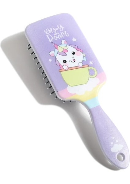 B Tarzı Karikatür Unicorn Sevimli Tarak Kadın Saç Derisi Masaj Tarak Saç Fırçası Islak Düz Kıvırcık Detangle Saç Fırçası Salon Kuaförlük Aracı (Yurt Dışından) indirimleri