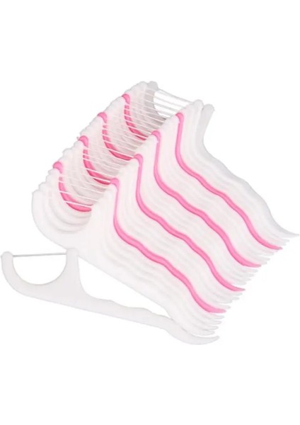 Ack Tek Kullanımlık Dental Floks Çubuklar Arası Diş Fırçası 2'si 1 Arada Plastik Kürdan Temizleme Ağız Ağız Bakımı Temizleyici (Yurt Dışından) fırsatları