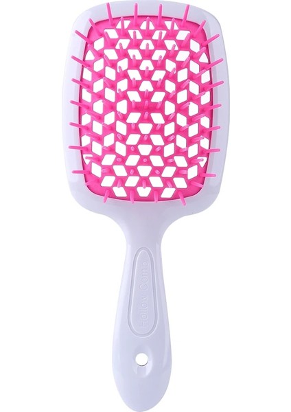 Kırmızı Stil Geniş Diş Hava Yastığı Tarak Kadın Saç Derisi Masaj Saç Islak ve Kuru Fırça Hava Yastığı Kıvırcık Saç Fırçası Hollow Izgara Tarak Dıy Şekillendirici Aracı (Yurt Dışından)