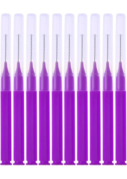 Mor Tarzı 8 Adet Diş Ipi Ağız Hijyeni Diş Ipi Yumuşak Plastik Interdental Fırça Kürdan Sağlıklı Diş Temizleme Ağız Bakımı Için (Yurt Dışından)