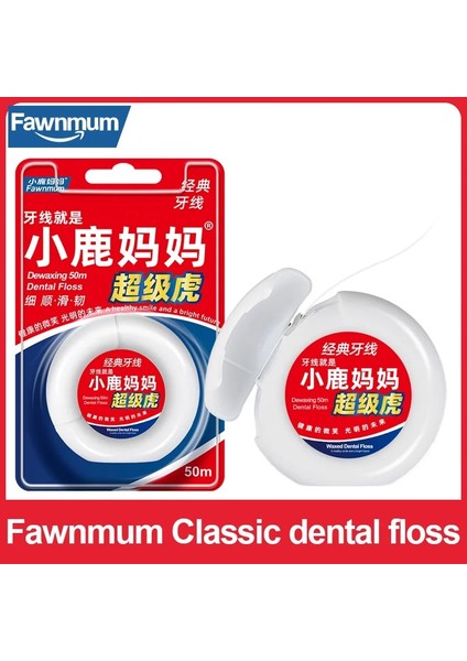 Fawnmu Diş Pensesinde Ağız Hijyeni Diş Temizleme Balmumu Nane Aromalı Kürdan Diş Ipi Makara Dişleri Flosser Diş Temiz (Yurt Dışından)