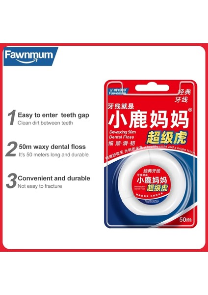 Fawnmu Diş Pensesinde Ağız Hijyeni Diş Temizleme Balmumu Nane Aromalı Kürdan Diş Ipi Makara Dişleri Flosser Diş Temiz (Yurt Dışından) fırsatları
